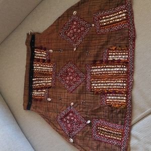 Hand beaded skirt